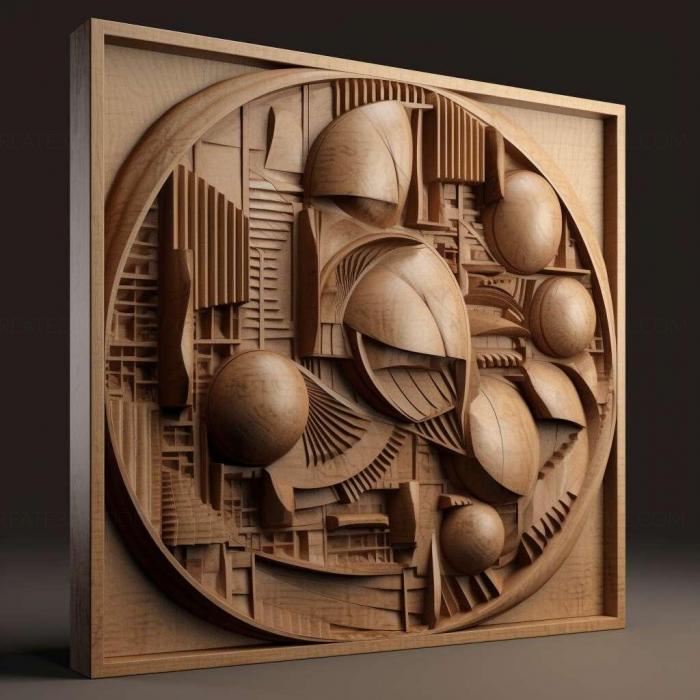 نموذج ثلاثي الأبعاد لآلة CNC 3D Art 